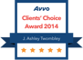 Avvo Client's Choice Award 2014 J. Ashley Twombley badge